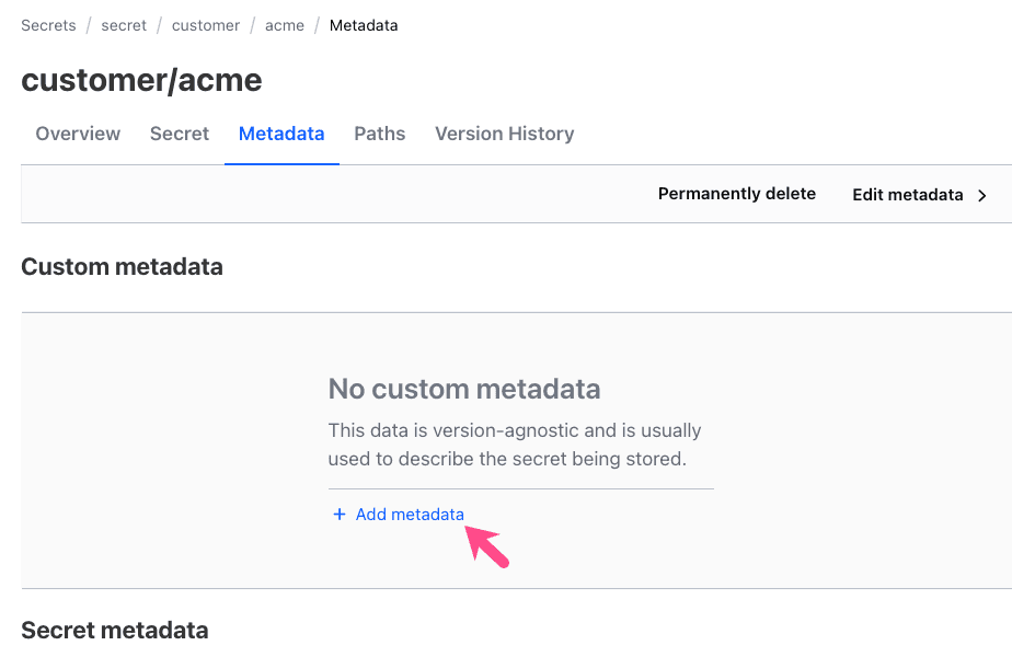 Add Metadata